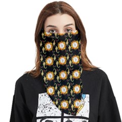 Flowers Pattern Face Covering Bandana (triangle) by Sparkle