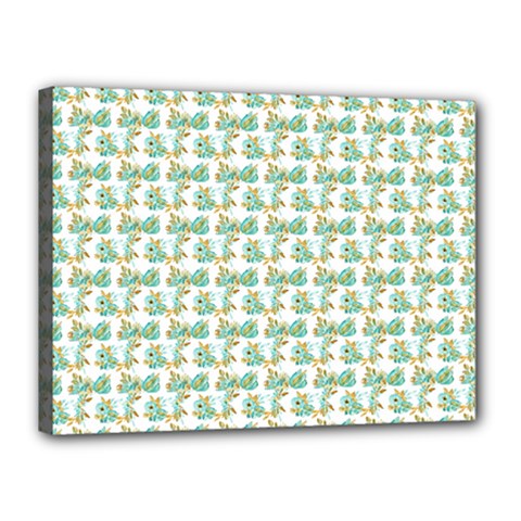 Flowers Pattern Canvas 16  X 12  (stretched) by Sparkle