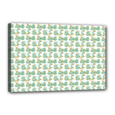 Flowers Pattern Canvas 18  X 12  (stretched) by Sparkle