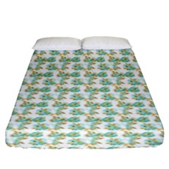 Flowers Pattern Fitted Sheet (king Size) by Sparkle