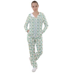 Flowers Pattern Women s Tracksuit by Sparkle