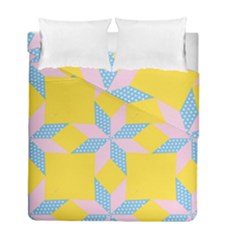 Geometry Duvet Cover Double Side (full/ Double Size) by Sparkle