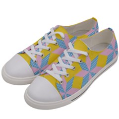 Geometry Women s Low Top Canvas Sneakers by Sparkle