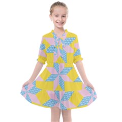 Geometry Kids  All Frills Chiffon Dress by Sparkle