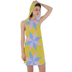 Geometry Racer Back Hoodie Dress by Sparkle