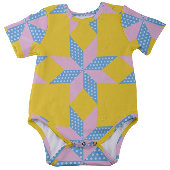 Geometry Baby Short Sleeve Onesie Bodysuit