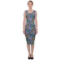 Digitalart Sleeveless Pencil Dress by Sparkle