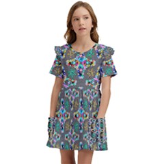 Digitalart Kids  Frilly Sleeves Pocket Dress