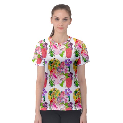 Bunch Of Flowers Women s Sport Mesh Tee by Sparkle