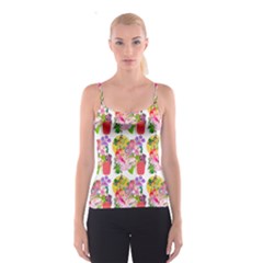 Bunch Of Flowers Spaghetti Strap Top by Sparkle