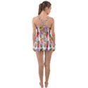 Bunch Of Flowers Ruffle Top Dress Swimsuit View2