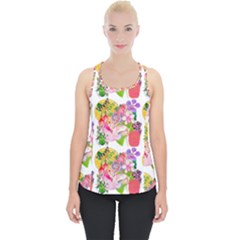 Bunch Of Flowers Piece Up Tank Top by Sparkle