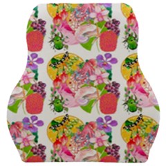 Bunch Of Flowers Car Seat Velour Cushion  by Sparkle