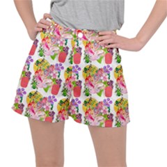 Bunch Of Flowers Ripstop Shorts by Sparkle