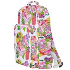 Bunch Of Flowers Double Compartment Backpack by Sparkle