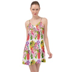 Bunch Of Flowers Summer Time Chiffon Dress by Sparkle