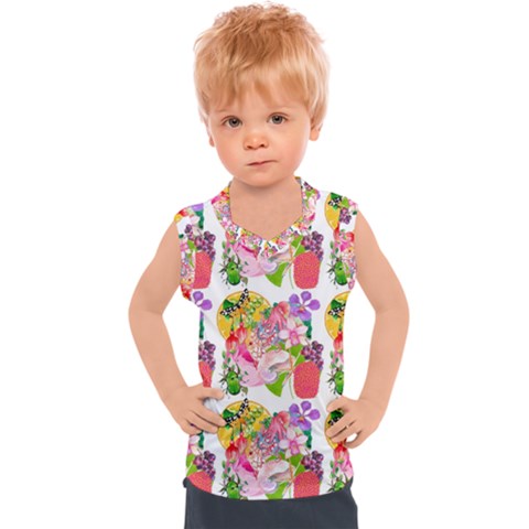 Bunch Of Flowers Kids  Sport Tank Top by Sparkle