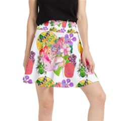 Bunch Of Flowers Waistband Skirt by Sparkle