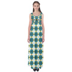 Digitalart Empire Waist Maxi Dress