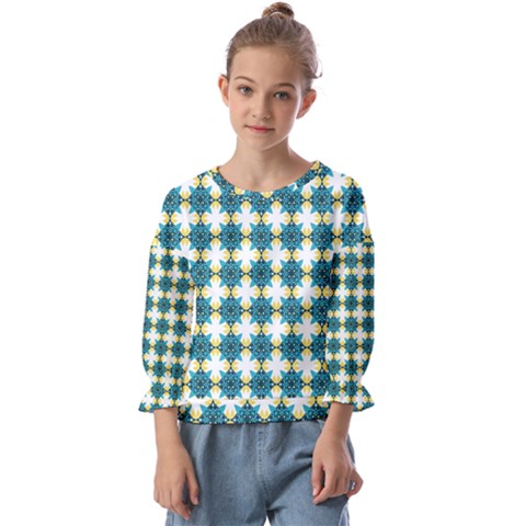 Digitalart Kids  Cuff Sleeve Top by Sparkle