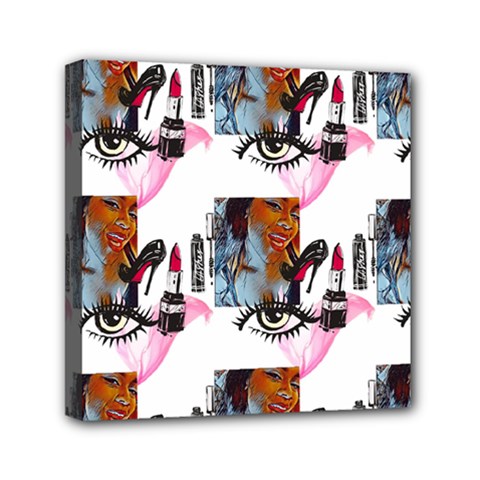 Modern Art Mini Canvas 6  X 6  (stretched) by Sparkle