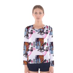 Modern Art Women s Long Sleeve Tee