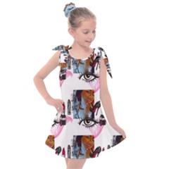 Modern Art Kids  Tie Up Tunic Dress by Sparkle