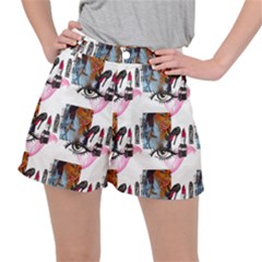 Modern Art Ripstop Shorts by Sparkle