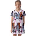 Modern Art Kids  Asymmetric Collar Dress View1