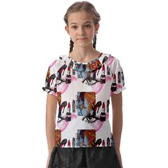 Modern Art Kids  Frill Chiffon Blouse