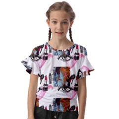 Modern Art Kids  Cut Out Flutter Sleeves