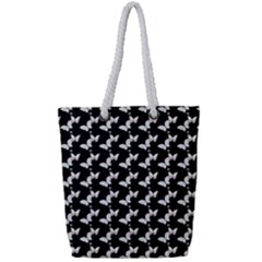 Butterfly Full Print Rope Handle Tote (small) by Sparkle