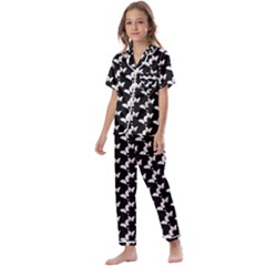 Butterfly Kids  Satin Short Sleeve Pajamas Set by Sparkle