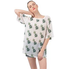 Tropical Oversized Chiffon Top by Sparkle