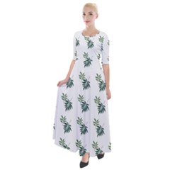 Tropical Half Sleeves Maxi Dress by Sparkle