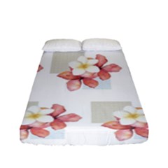 Floral Fitted Sheet (full/ Double Size) by Sparkle