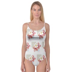 Floral Camisole Leotard  by Sparkle