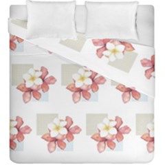 Floral Duvet Cover Double Side (king Size) by Sparkle