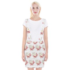 Floral Braces Suspender Skirt by Sparkle