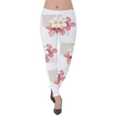 Floral Velvet Leggings