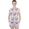 Floral Women s Tee and Shorts Set View1