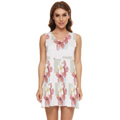 Floral Tiered Sleeveless Mini Dress by Sparkle