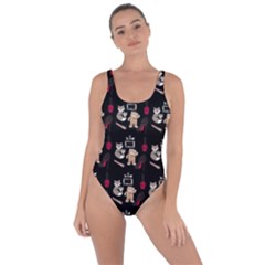 Cat Pattern Bring Sexy Back Swimsuit by Sparkle