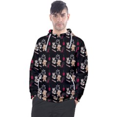 Cat Pattern Men s Pullover Hoodie