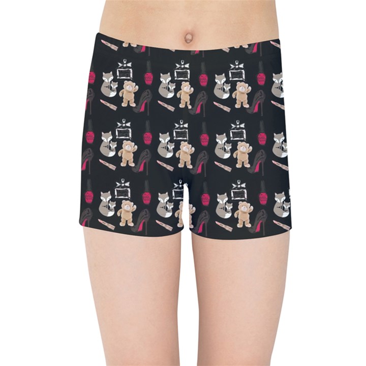 Cat Pattern Kids  Sports Shorts