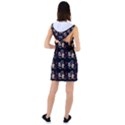 Cat Pattern Racer Back Hoodie Dress View2