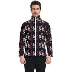 Cat Pattern Men s Bomber Jacket