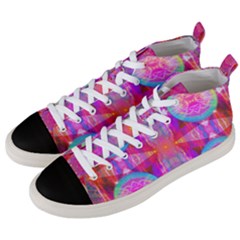 Pink Diamond Men s Mid-top Canvas Sneakers by Thespacecampers