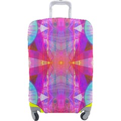 Pink Diamond Luggage Cover (large) by Thespacecampers