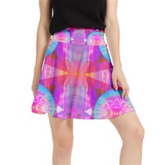 Pink Diamond Waistband Skirt by Thespacecampers